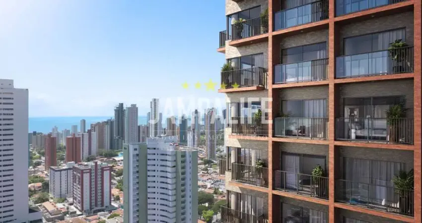 Flat com 1 dormitório à venda, 27 m² por R$ 252.749,92 - Miramar - João Pessoa/PB