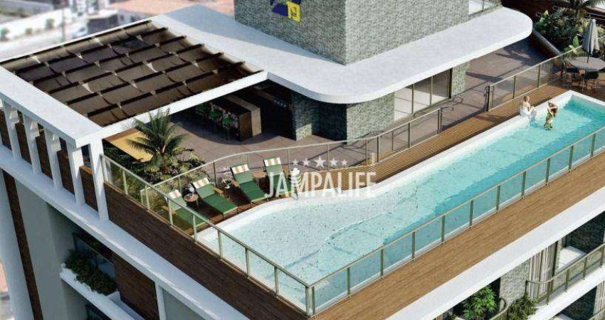 Apartamento com 2 dormitórios à venda, 54 m² por R$ 559.000,00 - Jardim Oceania - João Pessoa/PB