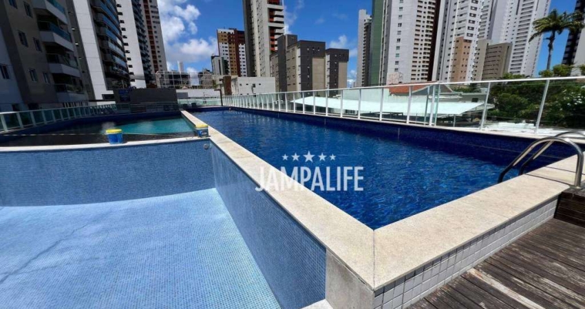 Apartamento com 2 dormitórios à venda, 71 m² por R$ 530.000,00 - Brisamar - João Pessoa/PB