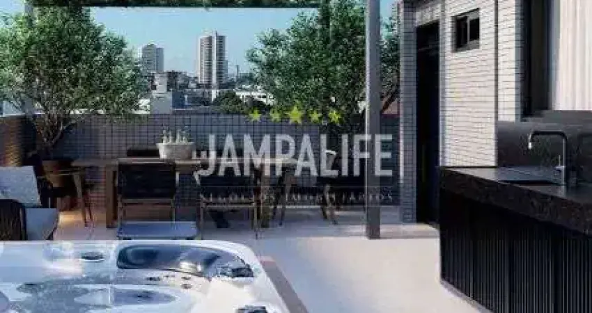 Cobertura com 2 dormitórios à venda, 103 m² por r$ 630.000,00 - bairro dos estados - joão pessoa/pb