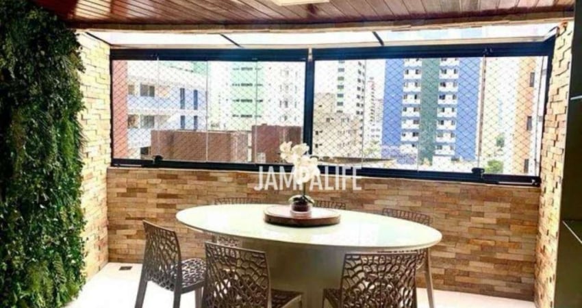 Apartamento com 3 dormitórios à venda, 124 m² por R$ 750.000,00 - Tambaú - João Pessoa/PB