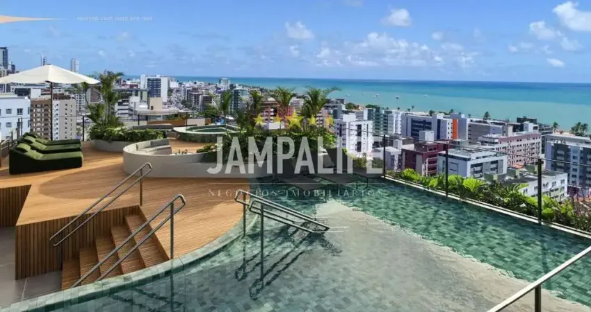 Apartamento com 1 dormitório à venda, 31,40 m² por r$ 471.000,00 - cabo branco - joão pessoa/pb