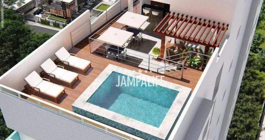 Apartamento com 2 dormitórios à venda, 56 m² por R$ 450.000,00 - Jardim Oceania - João Pessoa/PB