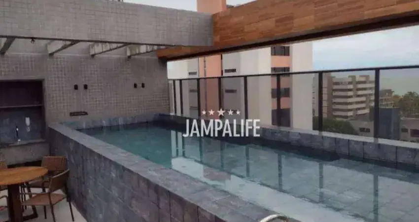 Flat com 1 quarto à venda na Avenida Mar da Irlanda, Intermares, Cabedelo