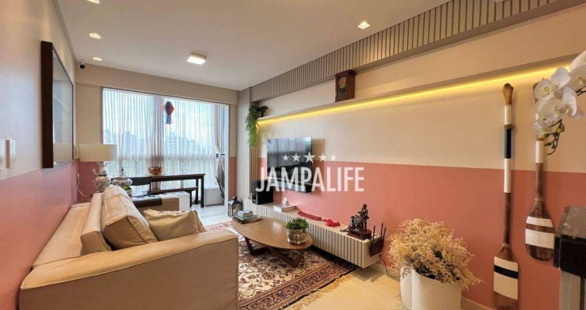Apartamento com 2 dormitórios à venda, 61 m² por R$ 615.000,00 - Intermares - Cabedelo/PB