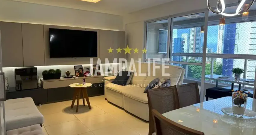 Apartamento com 4 dormitórios à venda, 131 m² por r$ 1.220.000,00 - miramar - joão pessoa/pb