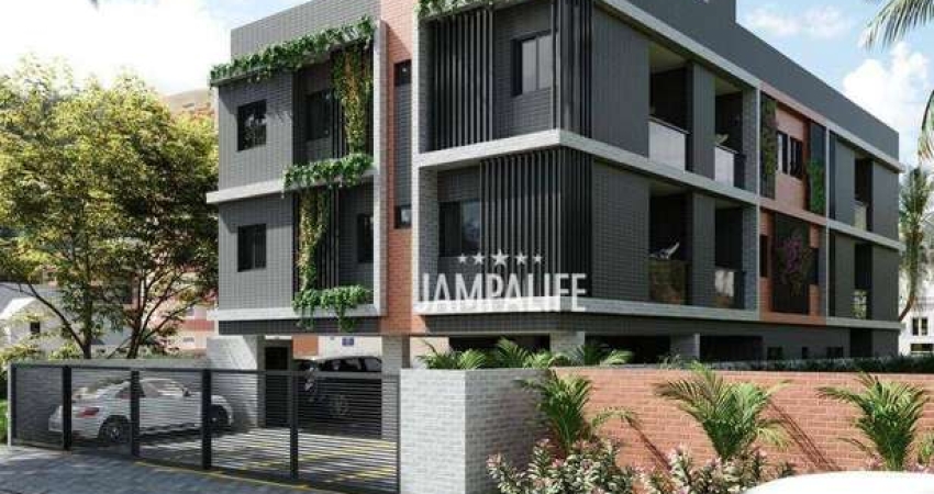 Apartamento com 3 dormitórios à venda, 64 m² por R$ 360.000,00 - Altiplano Cabo Branco - João Pessoa/PB