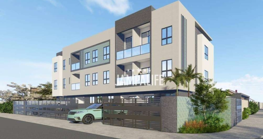 Apartamento com 2 dormitórios à venda, 46 m² por R$ 260.000,00 - Bairro dos Estados - João Pessoa/PB
