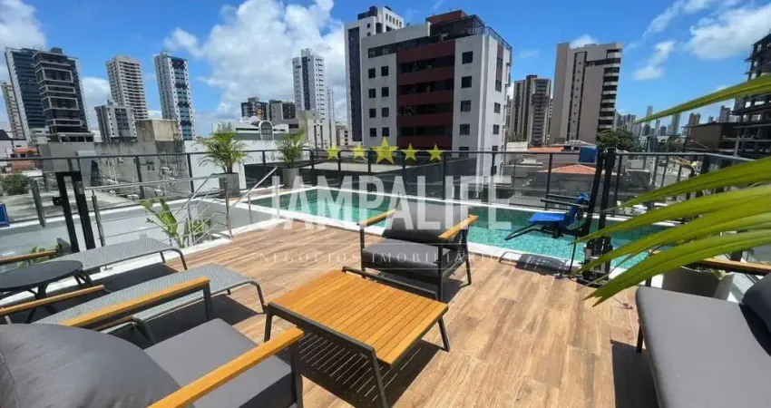 Flat com 1 dormitório à venda, 28 m² por R$ 330.000,00 - Manaíra - João Pessoa/PB