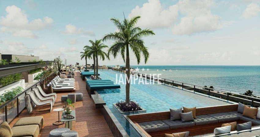 Flat com 1 dormitório à venda, 18 m² por R$ 395.000,00 - Cabo Branco - João Pessoa/PB