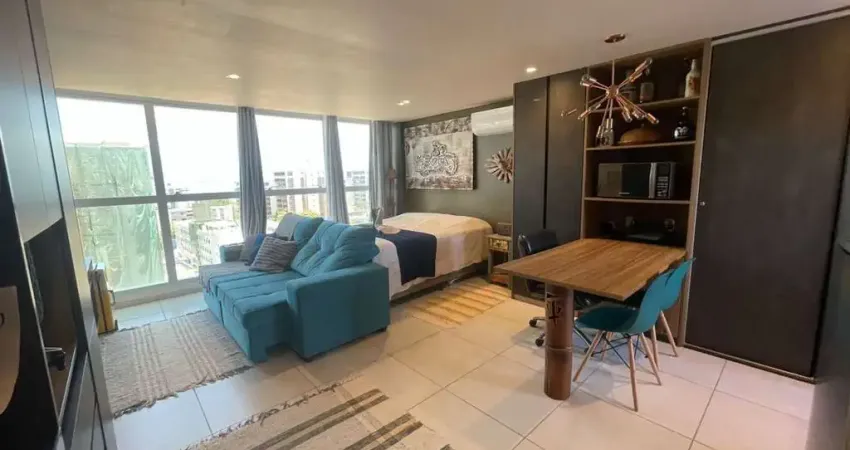 Flat com 1 dormitório à venda, 38 m² por R$ 410.000,00 - Ponta de Campina - Cabedelo/PB