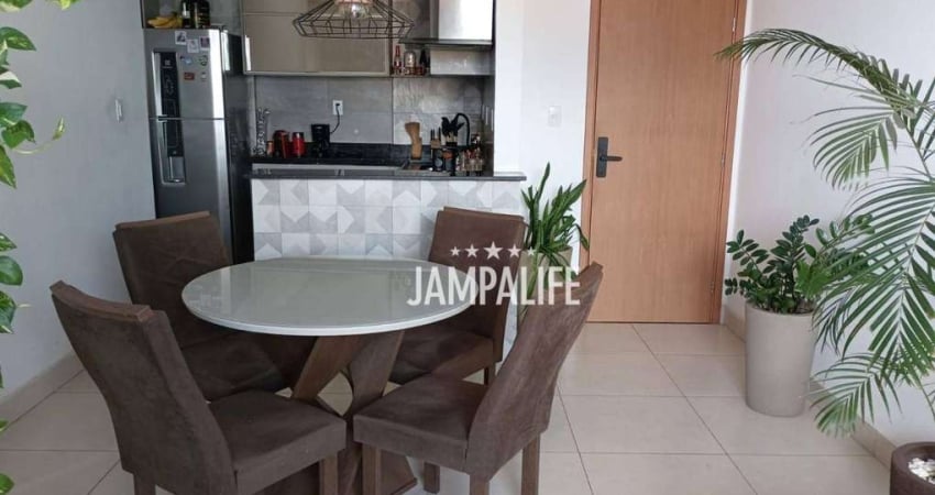 Apartamento com 2 dormitórios à venda, 55 m² por R$ 370.000,00 - Bancários - João Pessoa/PB