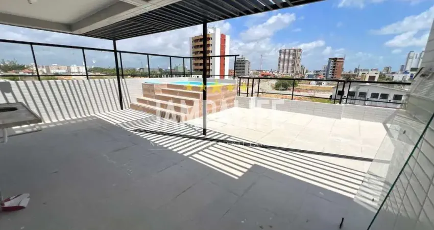 Cobertura com 3 dormitórios à venda, 123 m² por r$ 550.000,00 - aeroclube - joão pessoa/pb