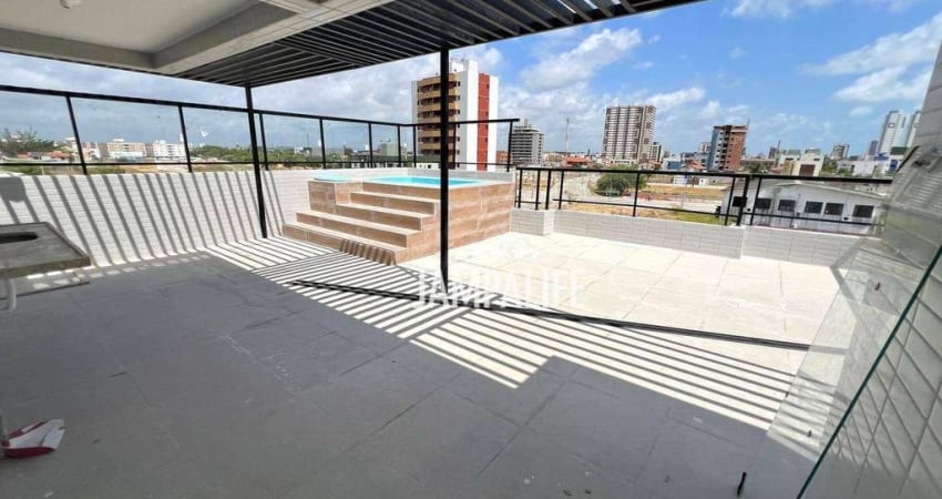 Cobertura com 3 dormitórios à venda, 123 m² por R$ 550.000,00 - Aeroclube - João Pessoa/PB