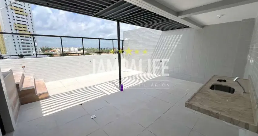 Cobertura com 2 dormitórios à venda, 103 m² por r$ 450.000,00 - aeroclube - joão pessoa/pb