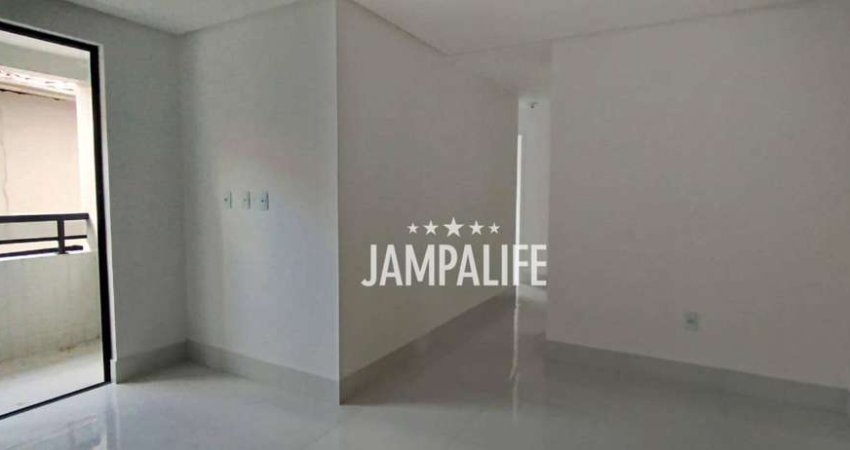 Apartamento com 2 dormitórios à venda, 57 m² por R$ 370.000,00 - Aeroclube - João Pessoa/PB