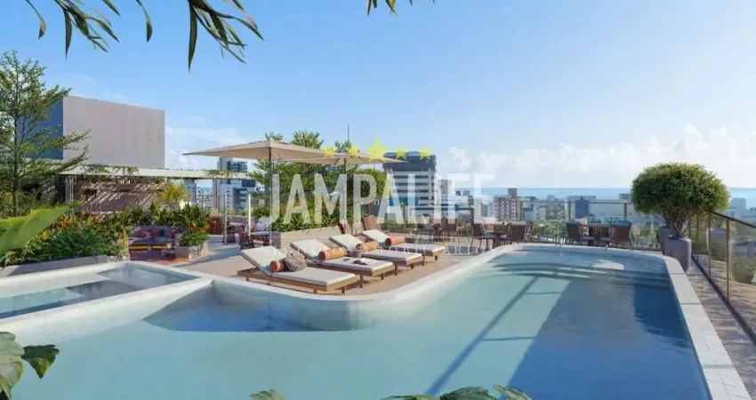 Flat com 1 dormitório à venda, 25 m² por R$ 426.000,00 - Tambaú - João Pessoa/PB