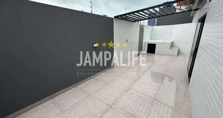 Apartamento garden com 1 dormitório à venda, 51,51 m² por r$ 371.000,00 - bessa - joão pessoa/pb