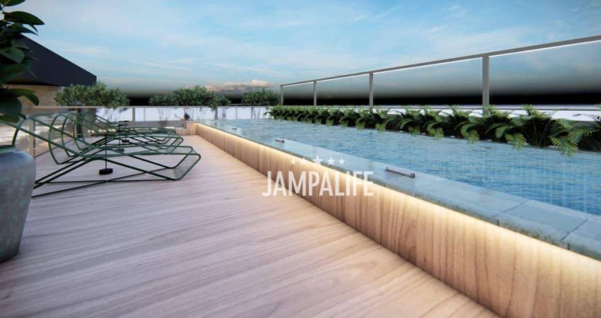 Cobertura com 2 dormitórios à venda, 91 m² por R$ 454.000,00 - Praia do Poço - Cabedelo/PB