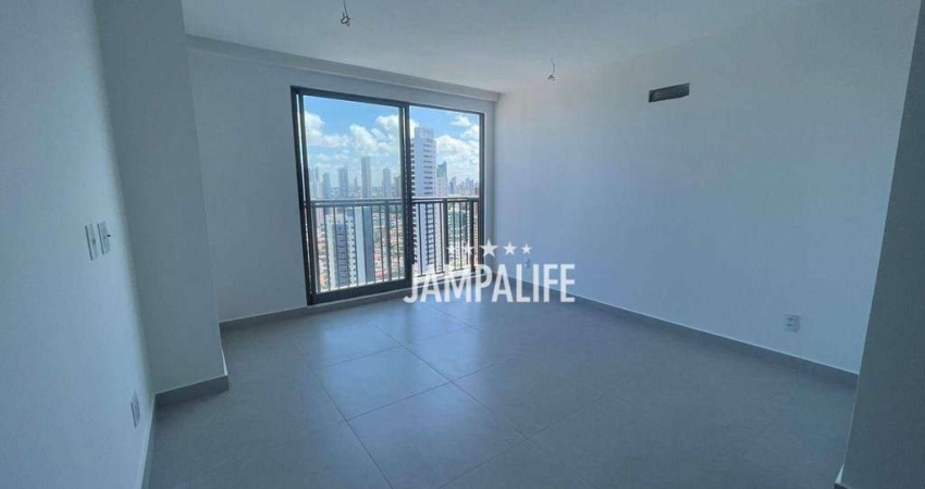 Flat com 1 dormitório à venda, 28 m² por R$ 360.000,00 - Manaíra - João Pessoa/PB