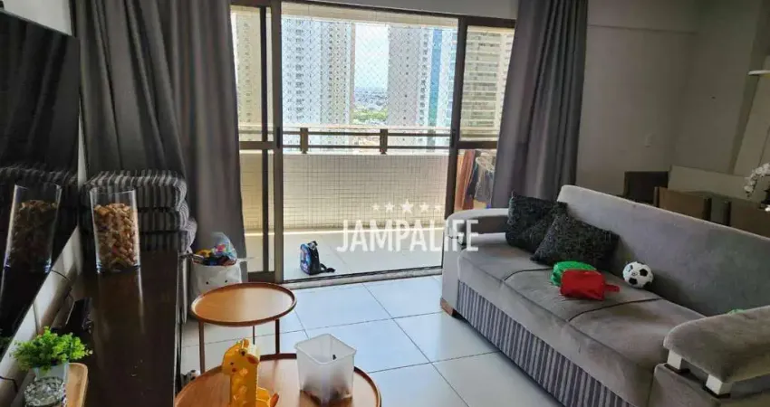 Apartamento com 3 dormitórios à venda, 90 m² por R$ 950.000,00 - Altiplano Cabo Branco - João Pessoa/PB