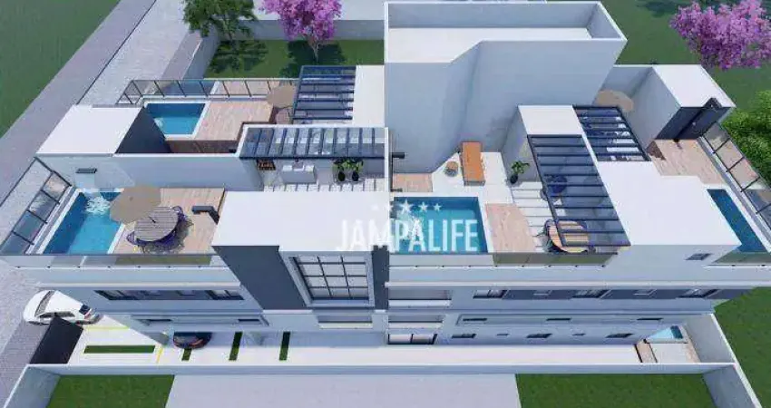 Apartamento Garden com 2 dormitórios à venda, 64 m² por R$ 320.000,00 - Bancários - João Pessoa/PB