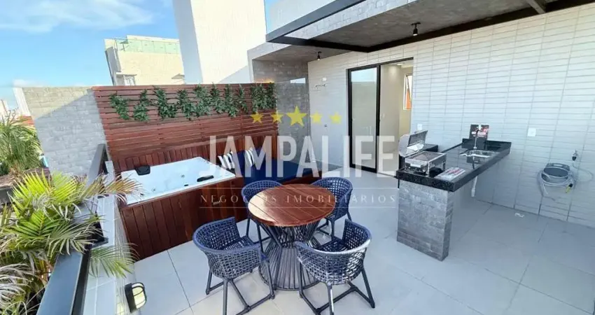 Cobertura com 2 dormitórios à venda, 95 m² por R$ 650.000,00 - Bessa - João Pessoa/PB