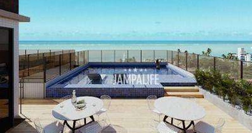 Apartamento com 2 dormitórios à venda, 59 m² por R$ 430.000,00 - Praia Formosa - Cabedelo/PB