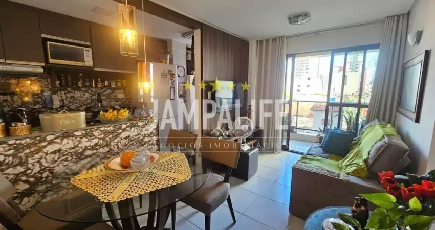 Apartamento com 2 dormitórios à venda, 52 m² por R$ 450.000,00 - Manaíra - João Pessoa/PB