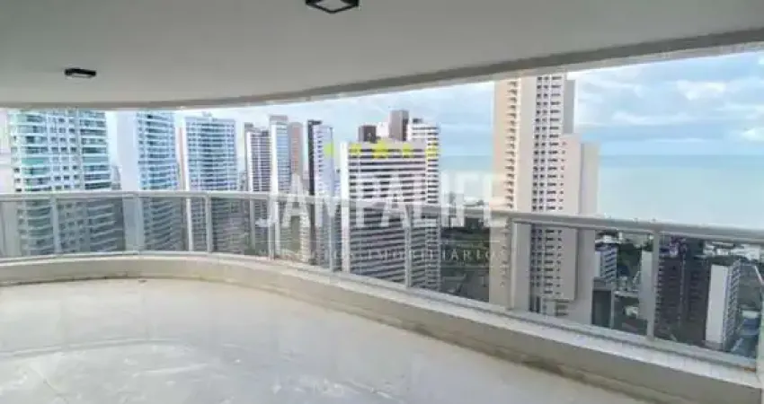 Apartamento com 5 dormitórios à venda, 335 m² - altiplano cabo branco - joão pessoa/pb