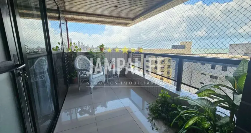 Apartamento com 4 dormitórios à venda, 163 m² por R$ 830.000,00 - Manaíra - João Pessoa/PB