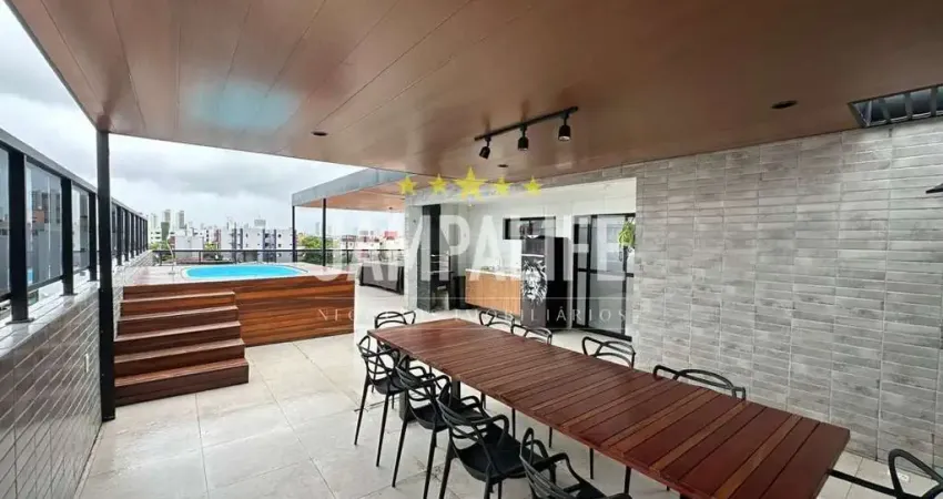 Cobertura com 3 dormitórios à venda, 180 m² por R$ 699.000 - Bessa - João Pessoa/PB