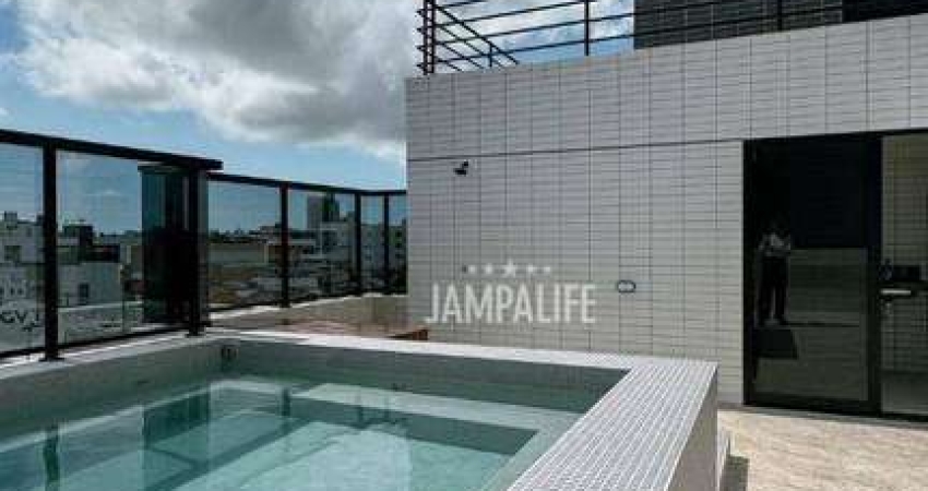 Cobertura com 3 dormitórios à venda, 127 m² por R$ 670.000,00 - Bancários - João Pessoa/PB