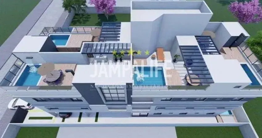 Apartamento garden com 2 dormitórios à venda, 64 m² por r$ 320.000,00 - bancários - joão pessoa/pb