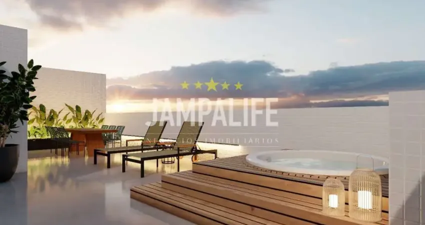 Cobertura duplex com 3 quartos, 140m², r$420.000,00 - colibris, joão pessoa/pb