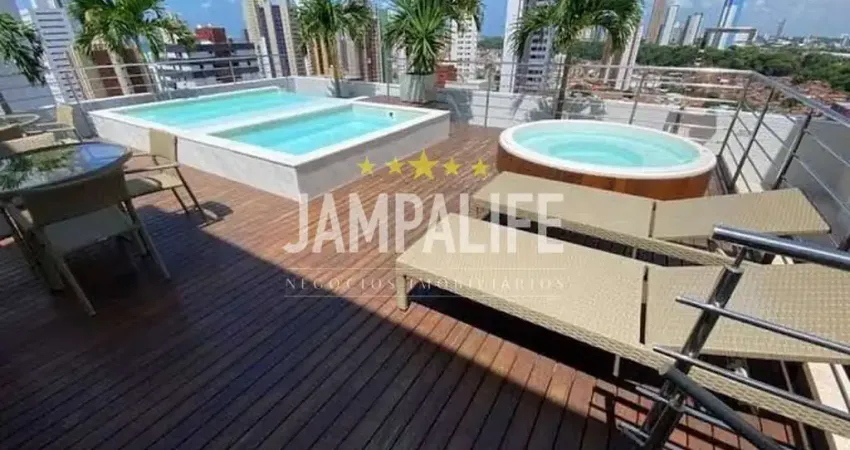 Flat com 1 dormitório à venda, 20 m² por r$ 350.000,00 - manaíra - joão pessoa/pb