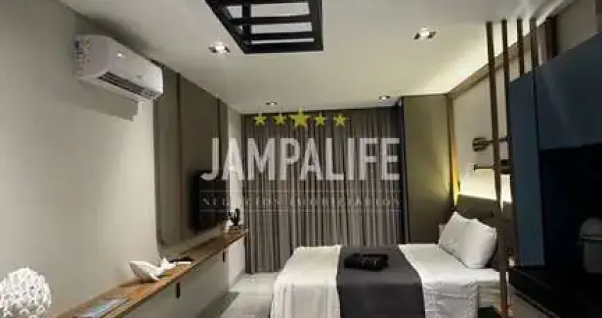 Flat com 1 dormitório à venda, 37,50 m² por r$ 390.000,00 - intermares - cabedelo/pb