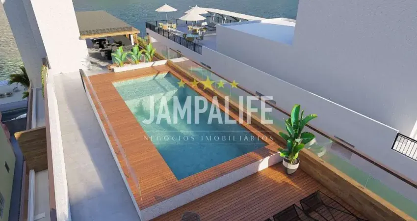Flat com 1 dormitório à venda, 51,12 m² por r$ 515.000,00 - cabo branco - joão pessoa/pb