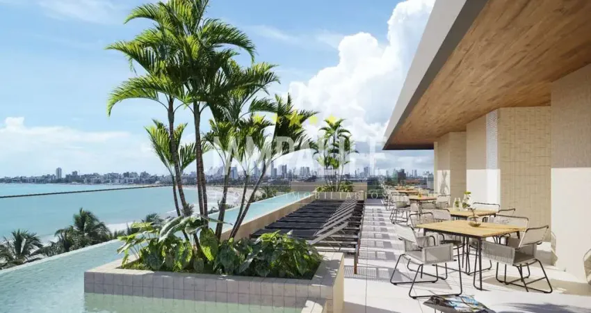 Flat com 1 dormitório à venda, 24 m² por r$ 356.000,00 - intermares - cabedelo/pb