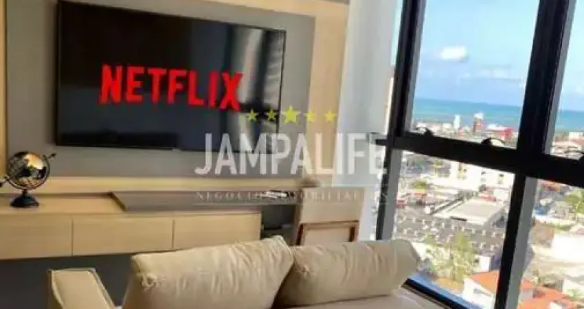 Flat com 1 dormitório à venda, 25 m² por r$ 450.000,00 - tambaú - joão pessoa/pb