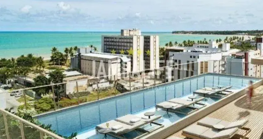 Flat com 1 dormitório à venda, 59,87 m² por r$ 860.000,00 - cabo branco - joão pessoa/pb