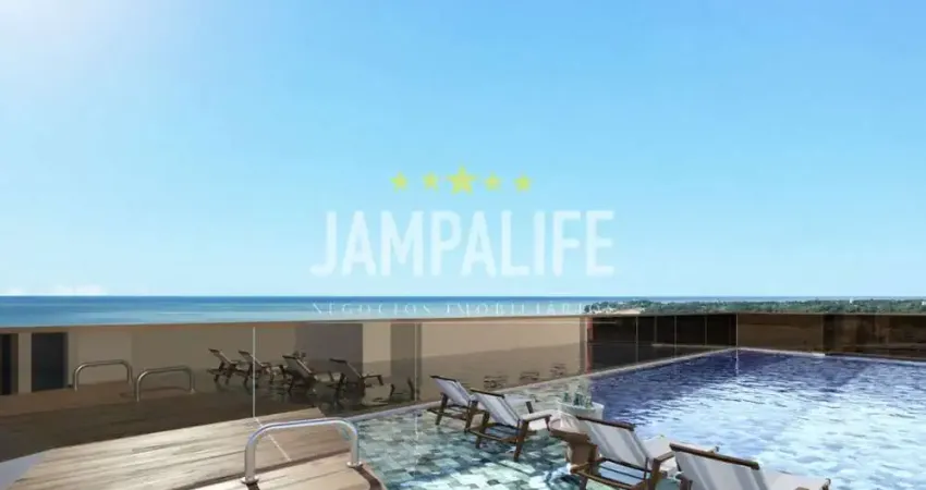 Flat com 2 dormitórios à venda, 44 m² por r$ 615.000,00 - cabo branco - joão pessoa/pb