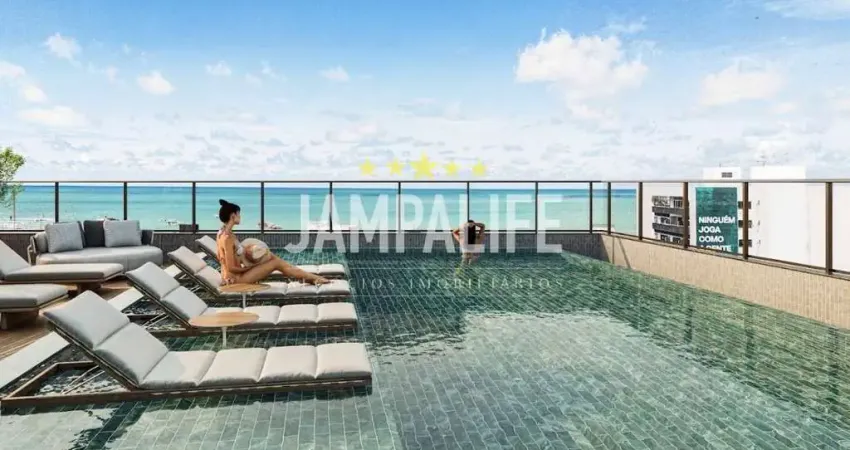 Flat com 1 dormitório à venda, 17,83 m² por r$ 370.000,00 - tambaú - joão pessoa/pb