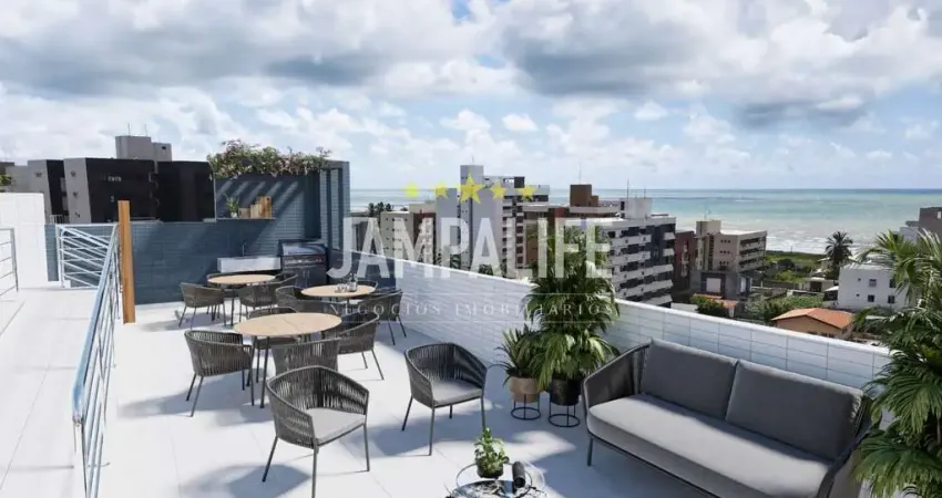 Flat com 1 dormitório à venda, 23 m² por r$ 225.000,00 - intermares - cabedelo/pb