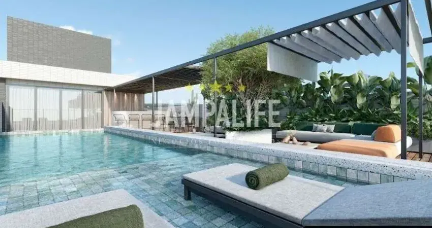 Flat com 1 dormitório à venda, 25 m² por r$ 299.000,00 - praia do poço - cabedelo/pb