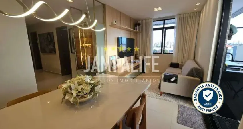 Cobertura linear porteira fechada de 105m², r$985.000,00 - aeroclube, joão pessoa/pb