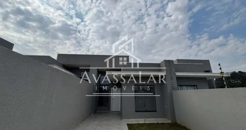 Casa 3 quartos e amplo espaço de fundos, eucaliptos, fazenda rio grande - pr