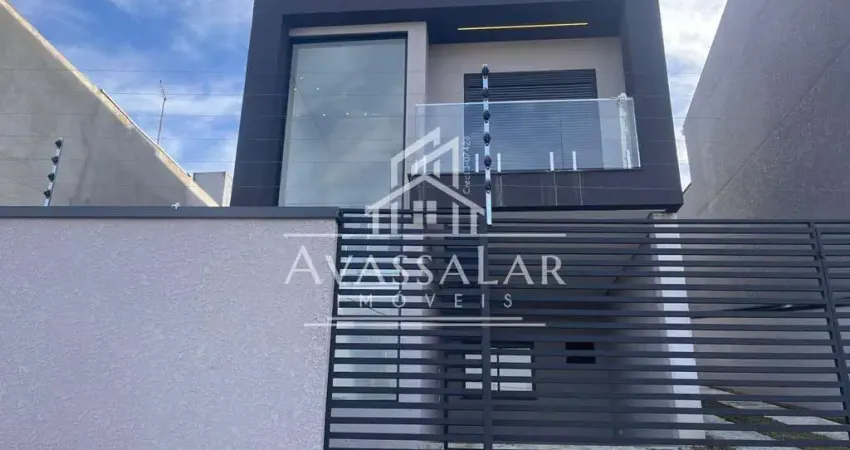 SOBRADO COM 3 DORMITORIOS COM SUITE COM SACADA E 3 VAGAS DE GARAGEM BAIRRO XAXIM