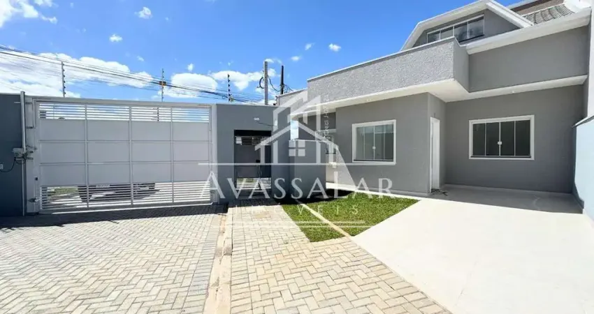 Casas com 3 dormitórios sendo 1 amplo com suíte, sítio cercado, curitiba - pr