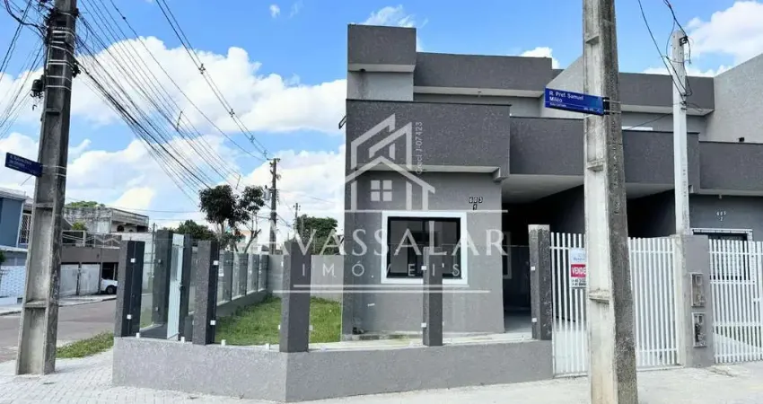 Sobrado esquina 3 quartos à venda, sítio cercado, curitiba - pr